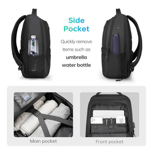 MARK RYDEN MR9103 Large Capacity Waterproof Travel Backpack with USB Charging Port