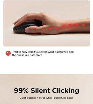 UGREEN M571 Dual-Mode Ergonomic Vertical Bluetooth Wireless Mouse