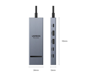 UGREEN Revodok Pro 6in1 USB-C Multiport Adapter and USB Hub
