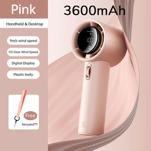 JISULIFE Pro1s Mini Rechargeable Handheld Portable Fan