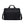 Black waterproof laptop bag with top handle, dual front zip pockets, and shoulder strap