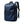 Blue backpack with black zippers and straps, featuring the brand 'Bange', on a white background with dimensions indicated.