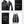 Black travel backpack with padded laptop sleeve and trolley-carry design