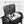 Black duffle bag open with main compartment and accessory organizers