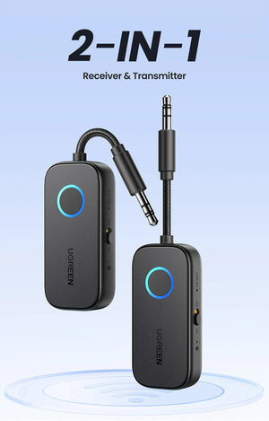 UGREEN CM403 2in1 Aux Wireless Bluetooth Adapter