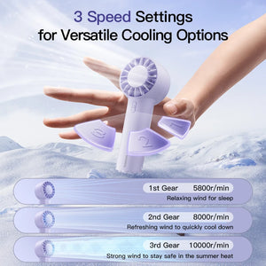 BASEUS GoTrip DT1 Mini Rechargeable Handheld Portable Fan