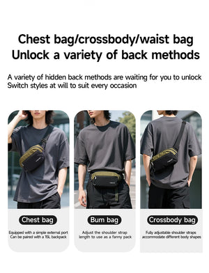 TIGERNU S81166 Urban Lightweight Compact Waterproof Crossbody Bag
