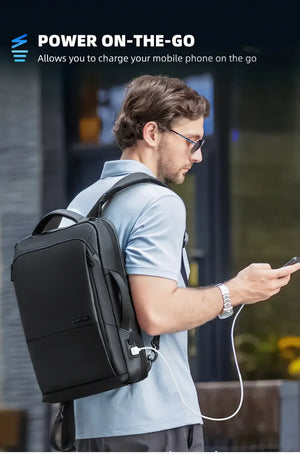 MARK RYDEN MR9533 Lightweight Waterproof Compact Backpack with USB Charging Port