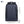 Blue waterproof travel backpack with front pocket and top carry handle
