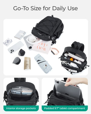 BAGSMART 3in1 Lightweight Cross Body and Compact Backpack