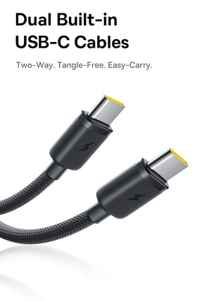 BASEUS EnerFill FC11 Digital Display Power Bank with Built-In Cable