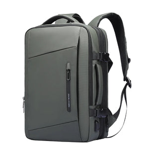 MARK RYDEN MR9299 Expandable Waterproof Travel Backpack with USB Charging Port
