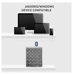 JOMAA Mini Rechargeable Bluetooth Wireless Numeric Keypad