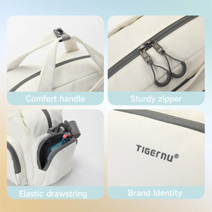 TIGERNU S81195 Large Capacity Waterproof Tote and Crossbody Bag