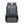 Grey waterproof travel backpack with front pocket and adjustable shoulder straps