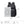 Black waterproof travel backpack with front compartments and zippered pockets