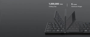 AUSDOM Sofkeys Air3 Foldable Rechargeable Bluetooth Wireless Keyboard