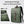 Green waterproof commuter backpack with flap and front pocket; water droplets on fabric