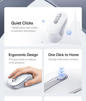 BASEUS F02 Ergonomic Bluetooth Wireless Mouse
