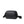 Black waterproof crossbody bag with flap front, zip top, and adjustable shoulder strap