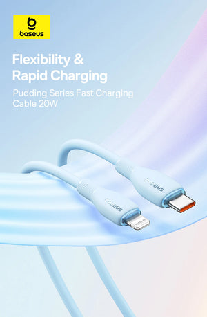 BASEUS Pudding Series 20W USB-C to Lightning Fast Charging Cable