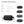 Minimalist sling bag size and color options diagram, with front and side views