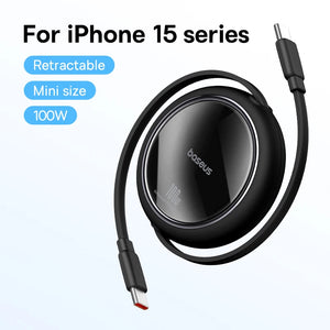 BASEUS Free2Draw 100W Retractable USB-C to USB-C Fast Charging Cable