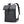 Grey expandable roll-top waterproof travel backpack with front strap and padded back