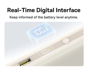 BASEUS EnerFill FC41 Digital Display Power Bank with Dual Cable