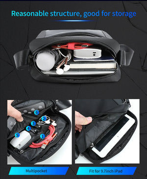 TIGERNU L5191 Lightweight Compact Waterproof Crossbody and Messenger Bag