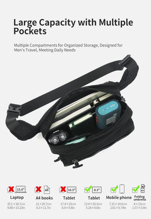 TIGERNU S8906 Lightweight Waterproof Cross Body and Messenger Bag