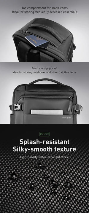 MARK RYDEN MR8288 Large Capacity Waterproof Travel Backpack