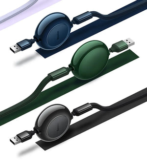 BASEUS Bright Mirror Series Retractable 3in1 Fast Charging Data Cable