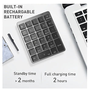 JOMAA Mini Rechargeable Bluetooth Wireless Numeric Keypad
