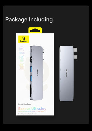 BASEUS UltraJoy Series 6in1 USB Hub for MacBook Series