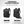 Black detachable messenger backpack comparison with regular and magnetic-style front pocket