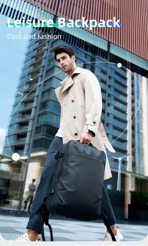 MARK RYDEN MR9711 Large Capacity Waterproof Travel Backpack with USB Charging Port