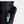 Black waterproof travel backpack with zipped side pocket and visible USB charging port