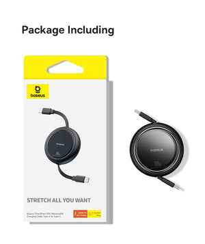 BASEUS Free2Draw 100W Retractable USB-C to USB-C Fast Charging Cable