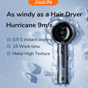 JISULIFE Pro1s Mini Rechargeable Handheld Portable Fan