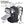 Black travel backpack with multi-compartment layout, including dry/wet separation pocket
