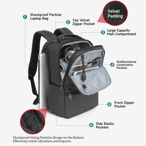TIGERNU B3905 Large Capacity Waterproof Travel Backpack with USB Charging Port
