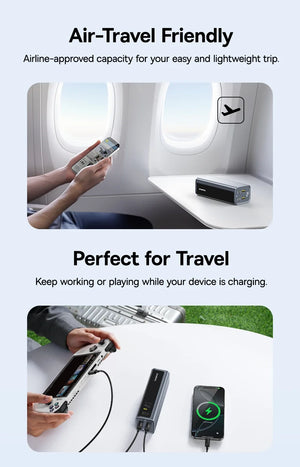 BASEUS EnerGeek GR12 Portable Power Bank with Smart Digital Display