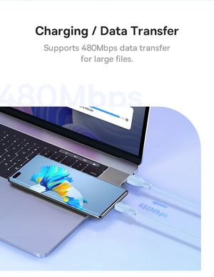 BASEUS Pudding Series 100W USB-C to USB-A Fast Charging Cable