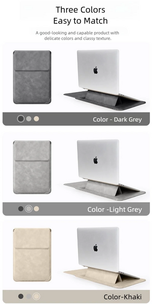 TAIKESEN Multifunctional Lightweight Magnetic Laptop and Tablet Sleeve with Stand