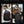 Black waterproof travel backpack worn on back with wide straps and front pocket