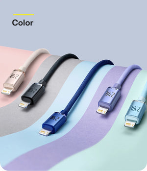 BASEUS Crystal Shine Series 2.4A USB-A to Lightning Fast Charging Cable