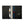 Black leather passport wallet opened, card slots and passport compartment with embossed icons
