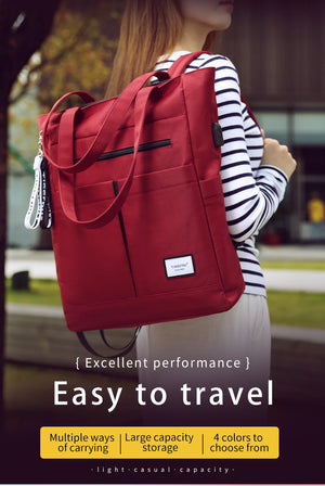 TIGERNU B8632 Lightweight Waterproof Compact Backpack and Tote Bag