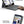 Gray keyboard case with stand, hands typing on a tablet held upright